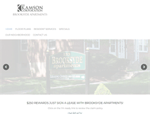 Tablet Screenshot of brooksydeapts.com